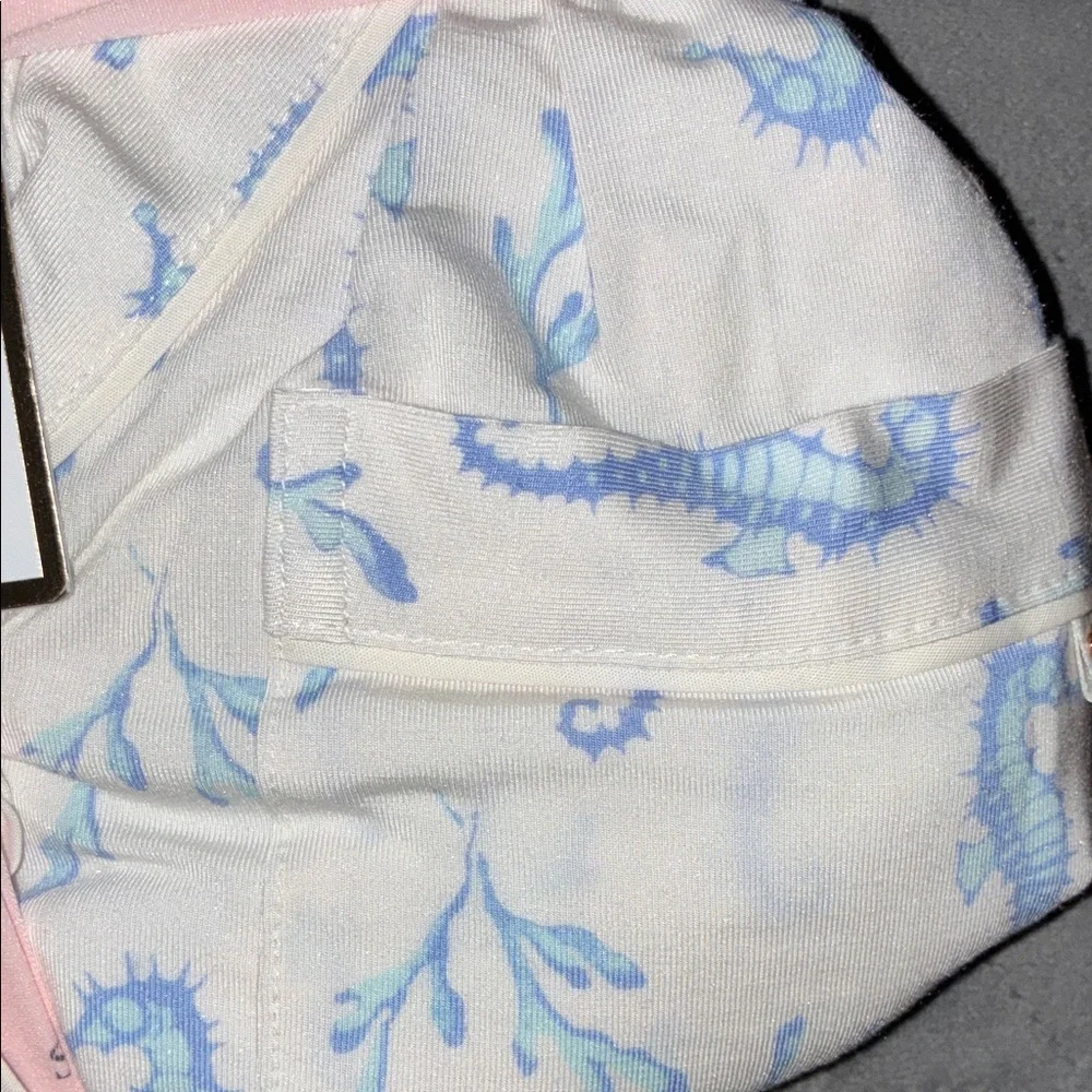 Victoria's Secret White and Blue Seahorse Pajama Set - Picture 3 of 7